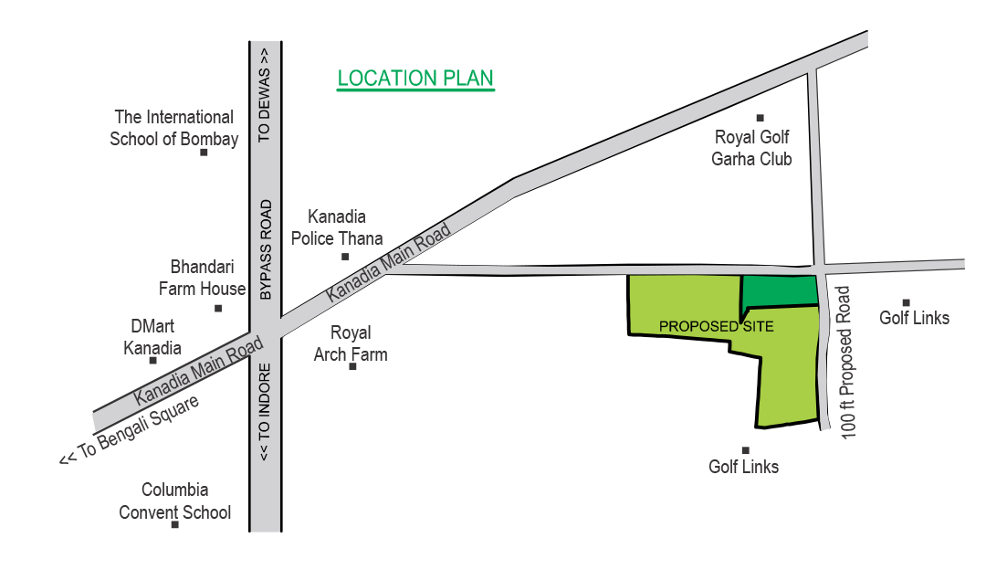 Golf Manor Location Map