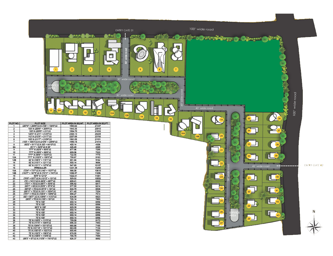 Golf Manor Map