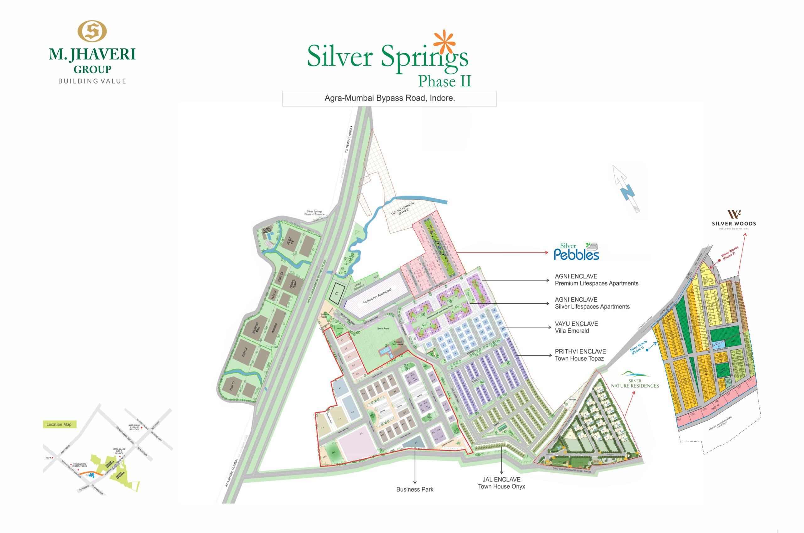 Silver Spring Phase 2 location map