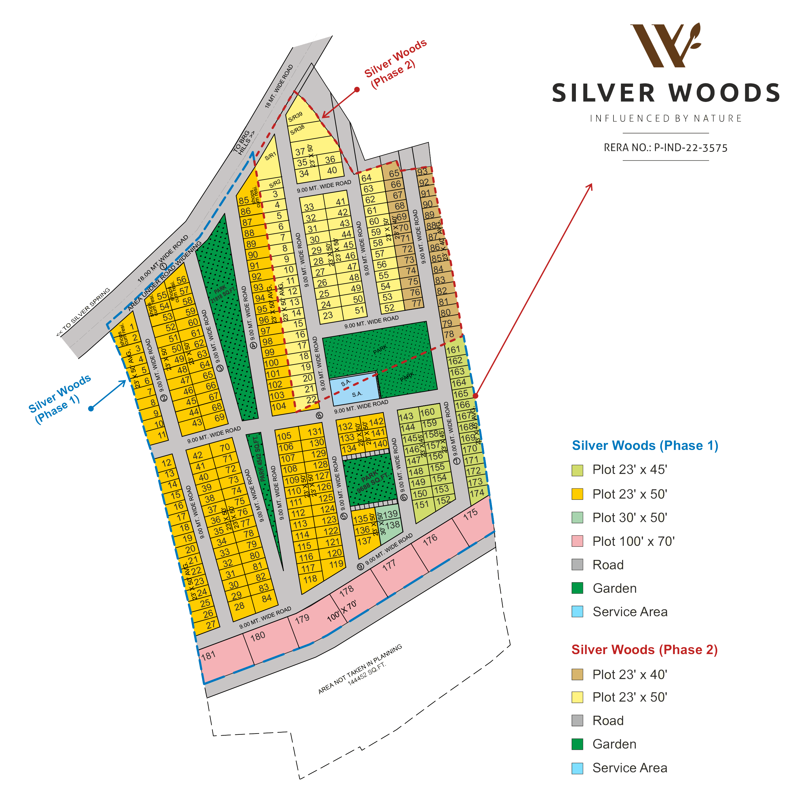 Silver Woods Master Layout Plan