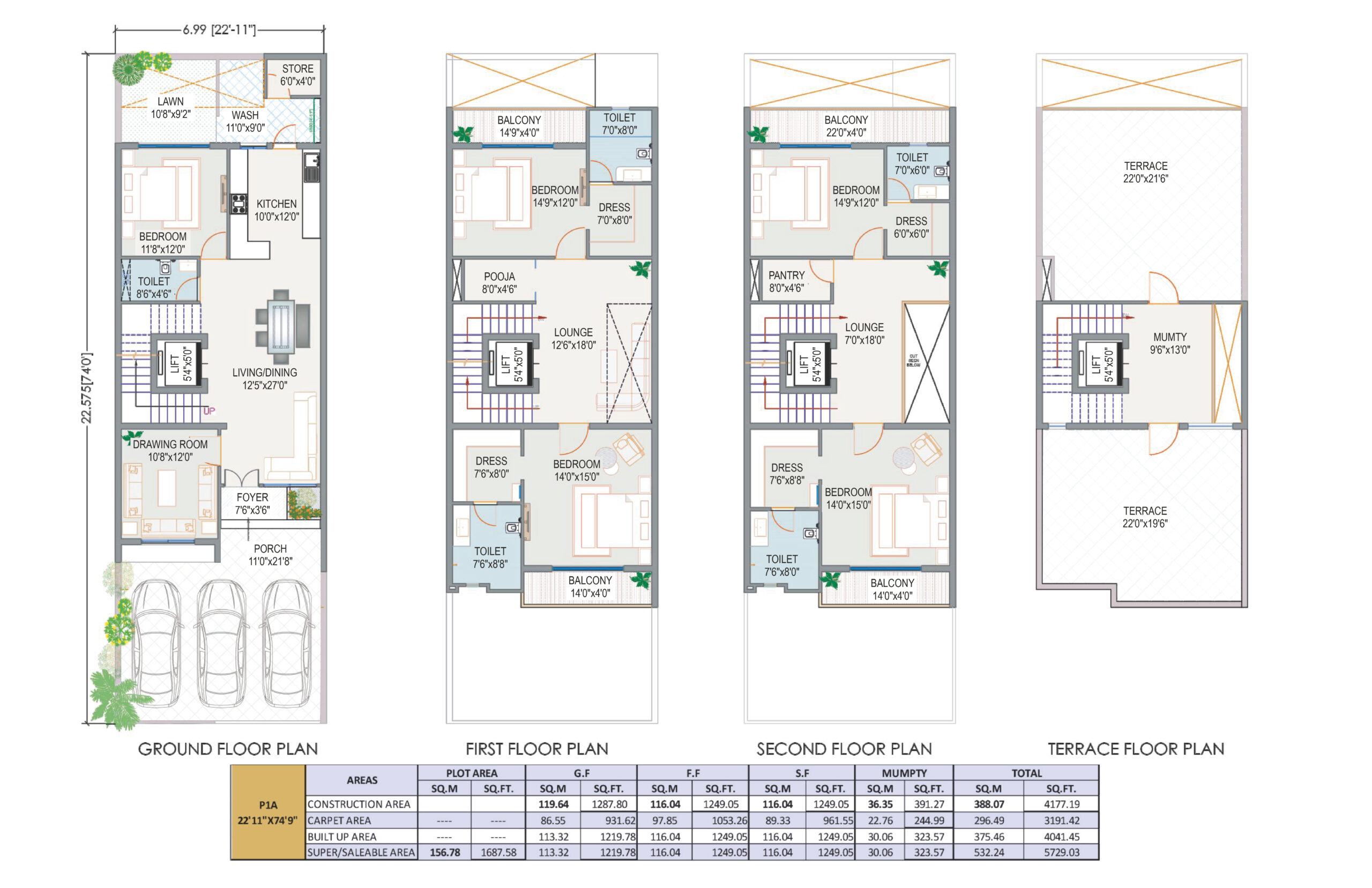 Silver Indra Enclave floor Plan