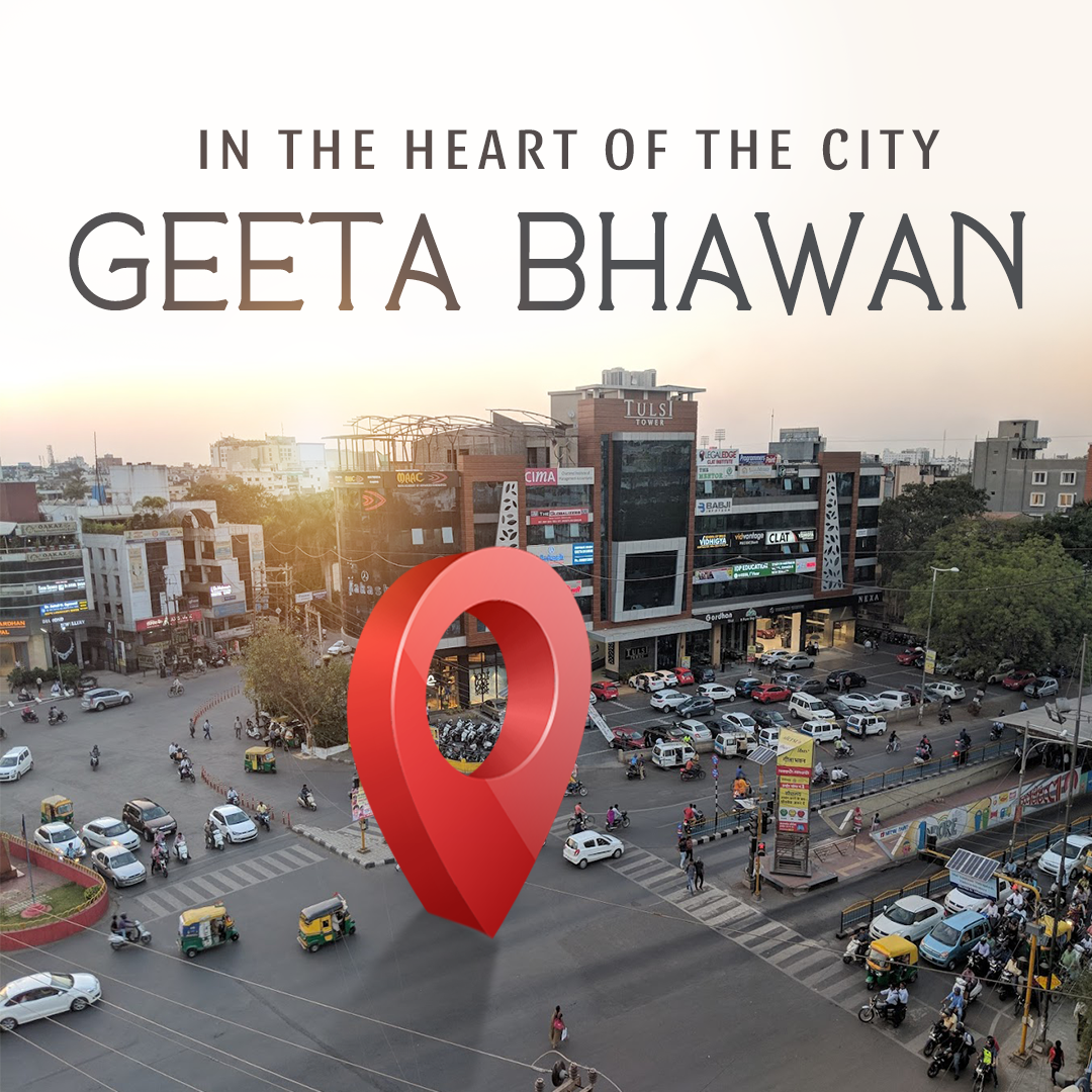 Located near Geeta Bhavan