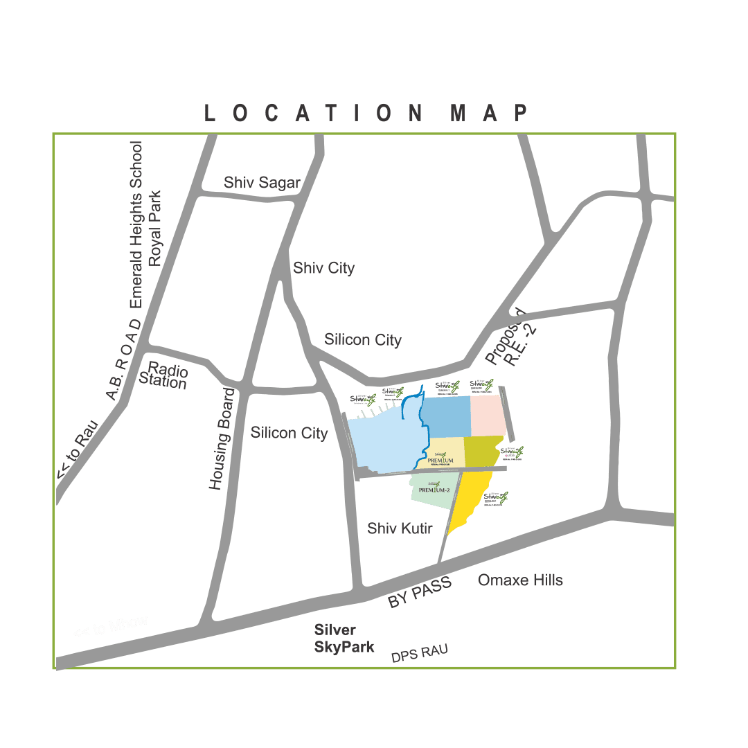 Silver Star City Layout Location Plan