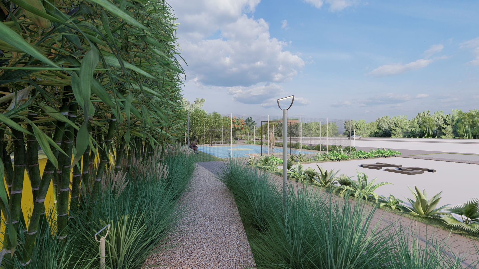 Silver Star City Moonlight Play Zone Computer Generated Image