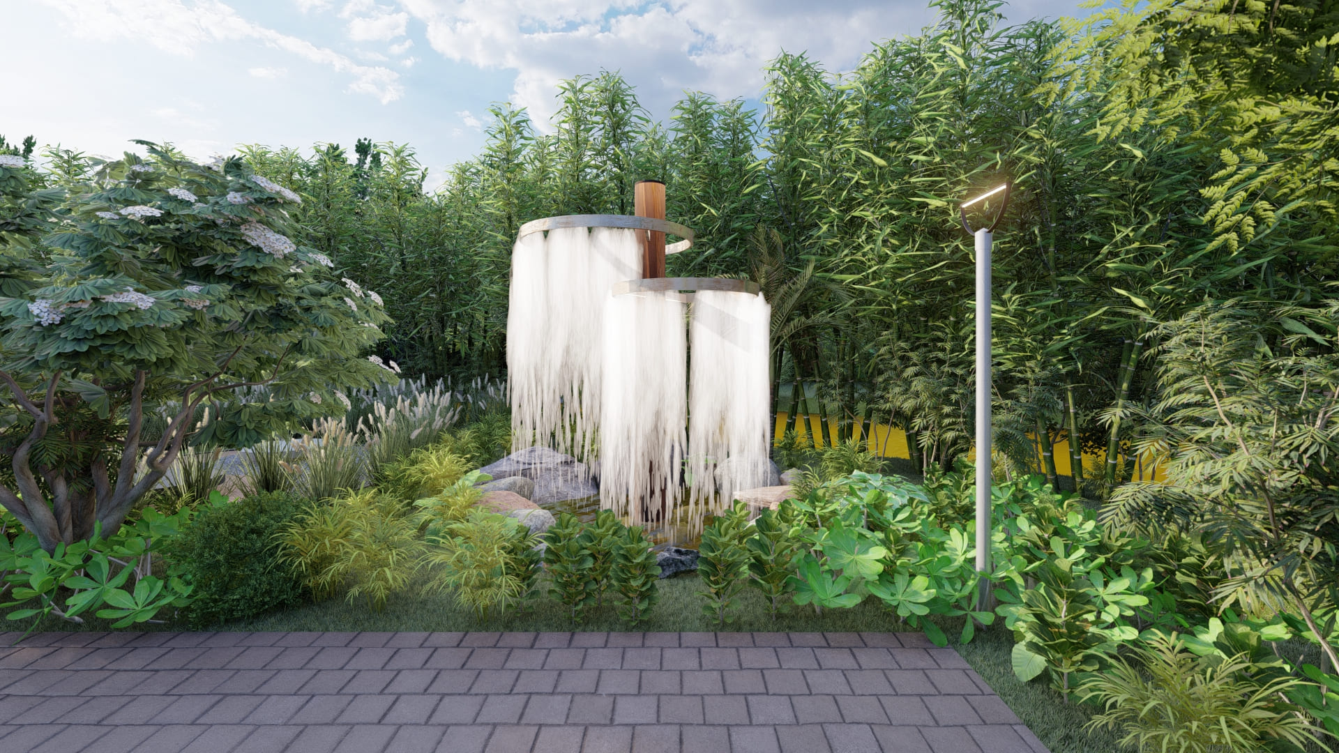 Silver Star City Moonlight Designer fountain